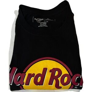 Hard Rock Cafe Edinburgh Scotland Black XXLarge T-Shirt The Original‎ Tee